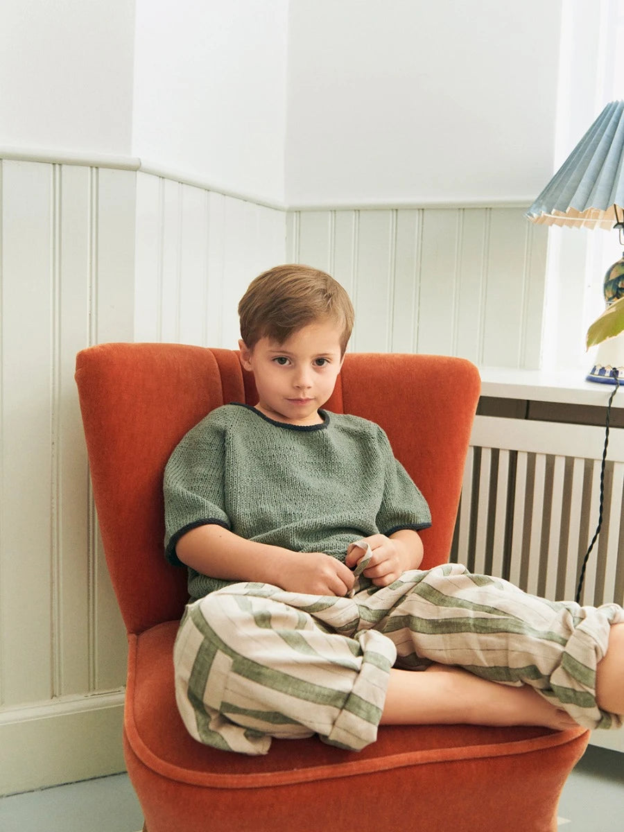 Jonathan Tee & Shorts Junior / 2603 Summer Kids and Baby / No. 2 / Single Pattern by Sandnes Garn - Must be purchased Sandnes Garn Yarn