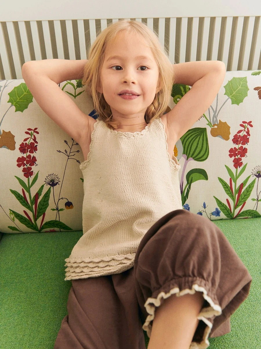 Roselyn Singlet & Pants Junior / 2603 Summer Kids and Baby / No. 7 / Single Pattern by Sandnes Garn - Must be purchased Sandnes Garn Yarn