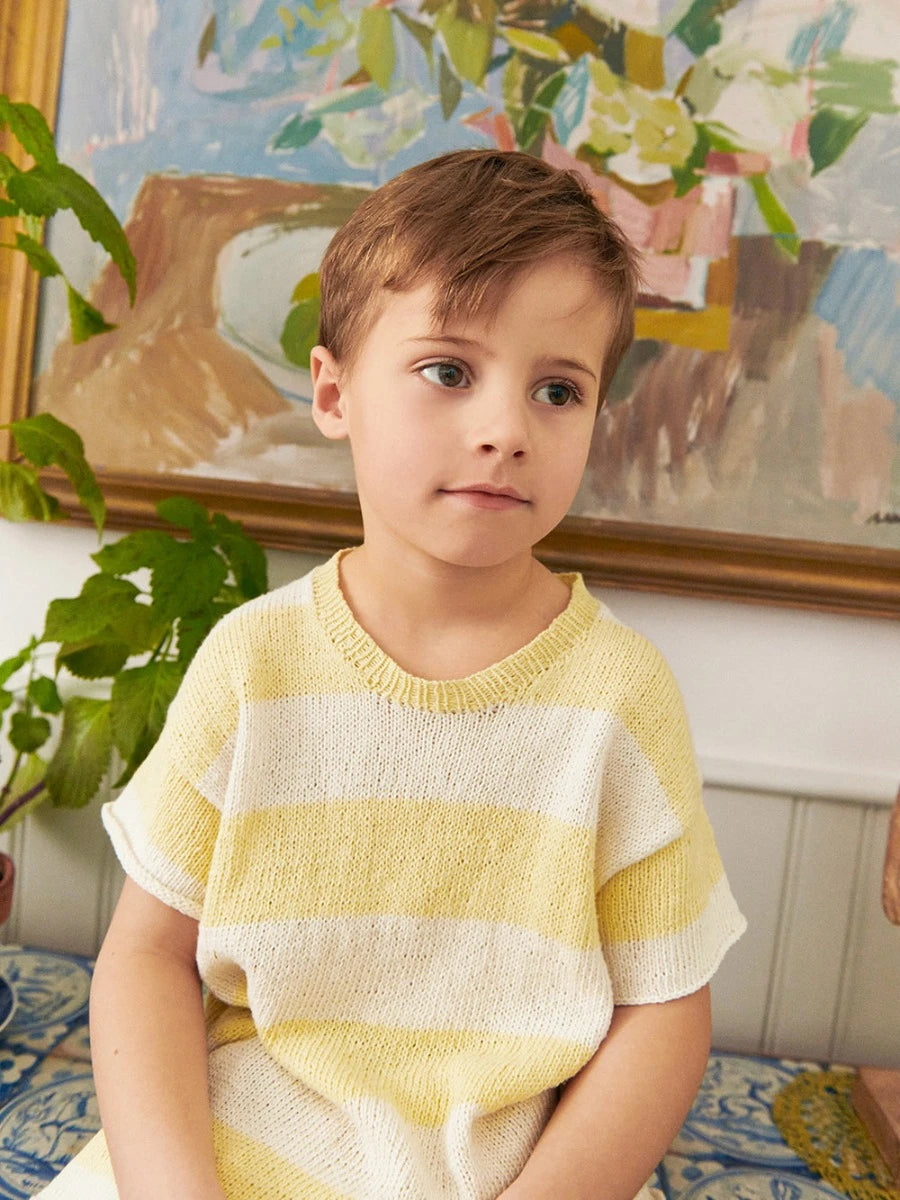 Rowan Tee Junior / 2603 Summer Kids and Baby / No. 6 / Single Pattern by Sandnes Garn - Must be purchased Sandnes Garn Yarn