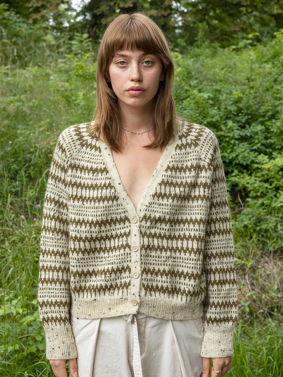 Kleiva Cardigan / Norwegian Icons Collection 2410 / No. 8 / Single Pattern by Sandnes Garn