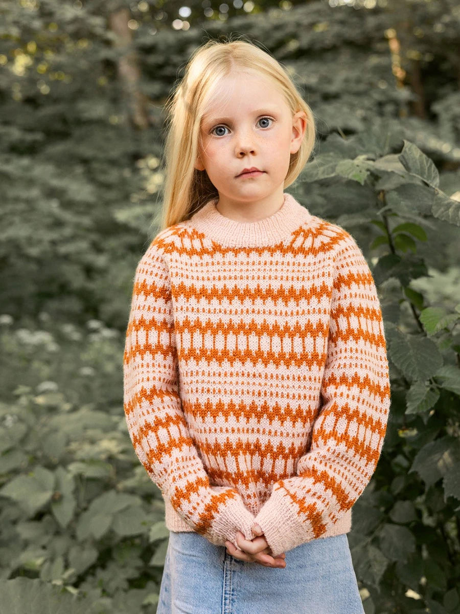 Kleiva Sweater Childrens / Norwegian Icons Children Collection 2411 / No. 4 / Single Pattern by Sandnes Garn