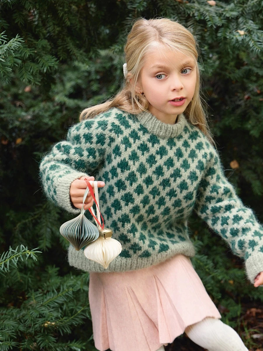 Christmas Tree Sweater Junior / Collection 2511 / No. 1 / Single Pattern by Sandnes Garn
