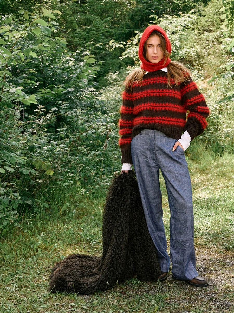 Ridge Sweater / DIY 2507 / No.8 / Single Pattern by Sandnes Garn