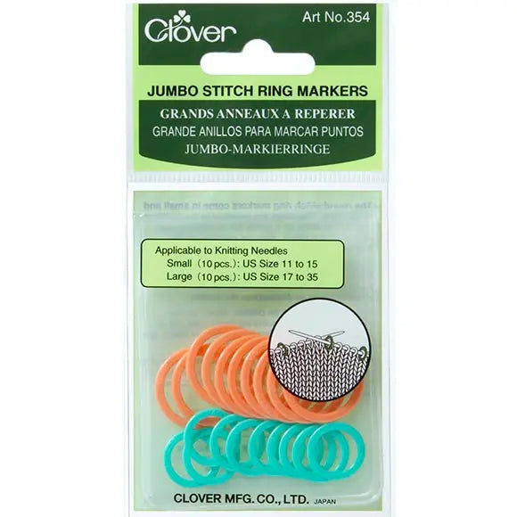 Clover Stitch Ring Markers