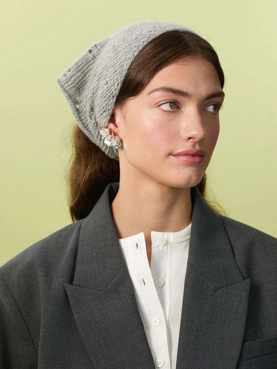 Miu Pointelle Shawl / 2607 Cashmere / No. 3 / Single Pattern by Sandnes Garn - Must be purchased Sandnes Garn Yarn