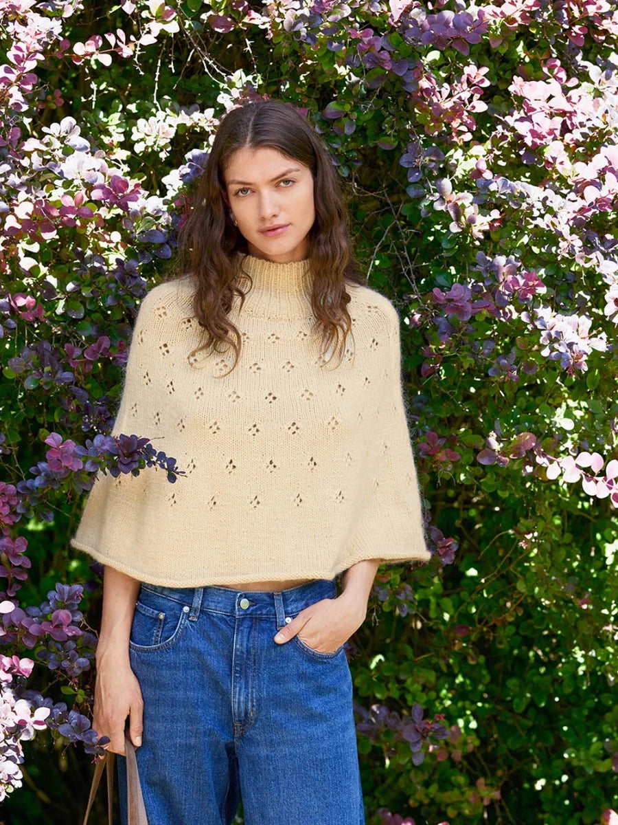 Elodie Poncho / 2606 DIY / No. 2/ Single Pattern by Sandnes Garn - Must be purchased Sandnes Garn Yarn