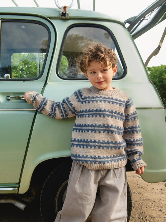 Ridge Sweater Junior / 2506 Soft Knits for Kids / No.2 / Single Pattern by Sandnes Garn