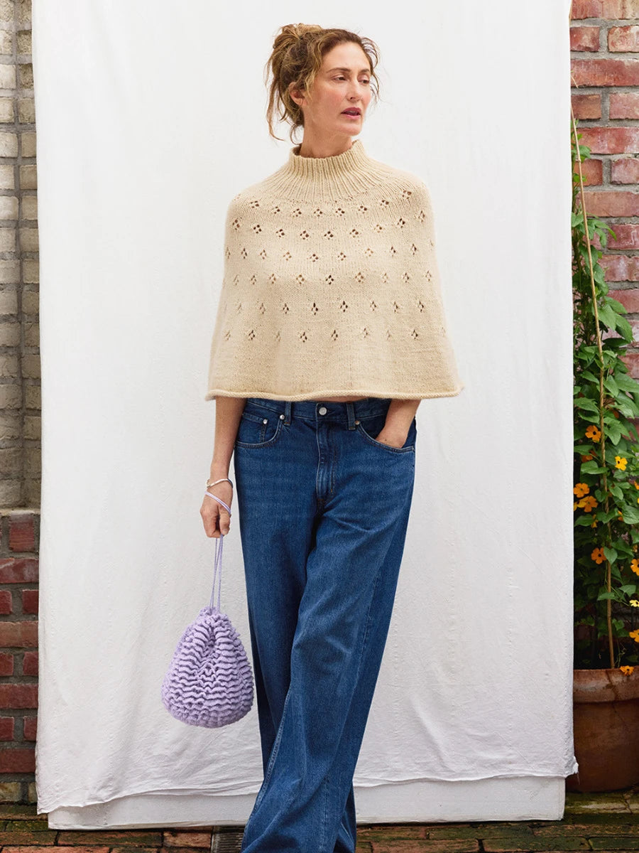 Petal Bucket Bag / 2606 DIY / No. 9 / Single Pattern by Sandnes Garn - Must be purchased Sandnes Garn Yarn