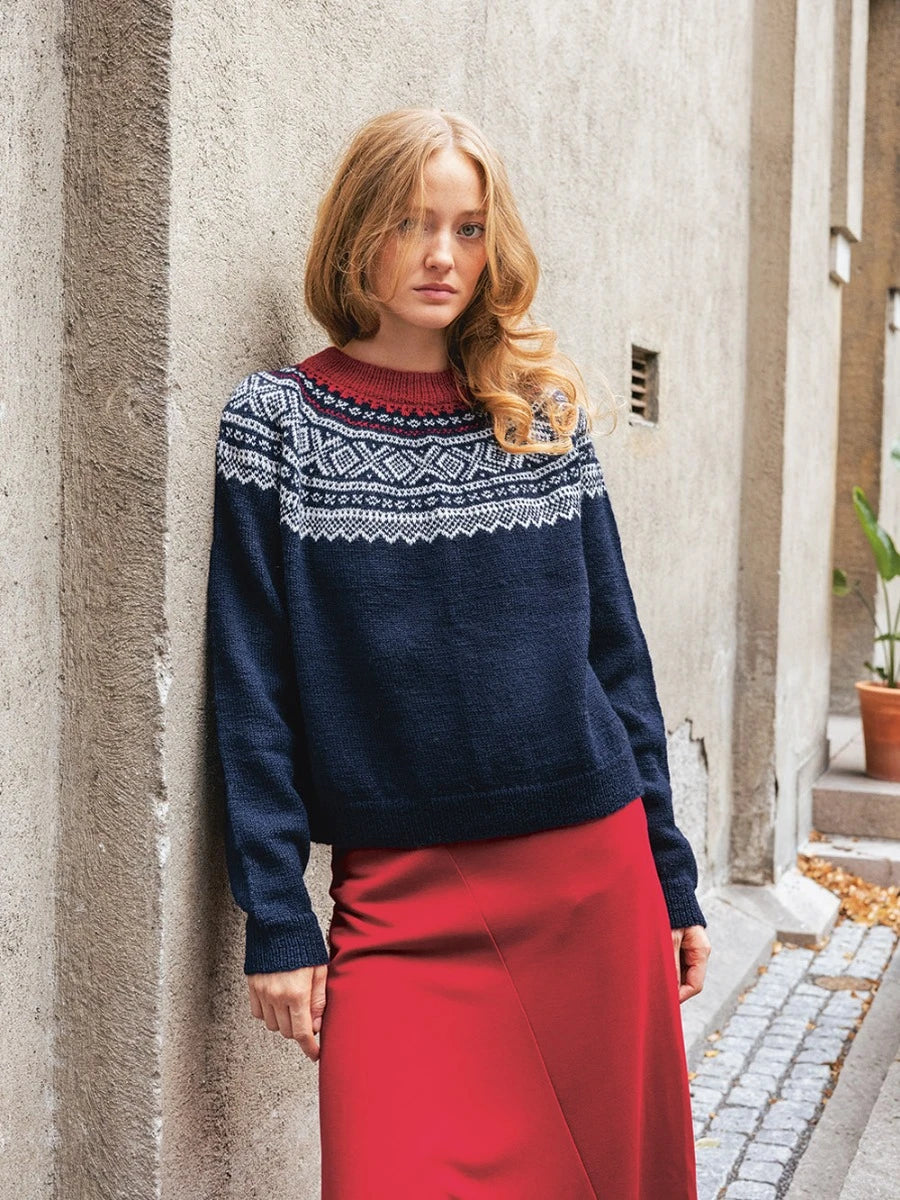 Marius Women's Sweater / Norwegian Icons Adult 2510 / No. 2 / Single Pattern by Sandnes Garn