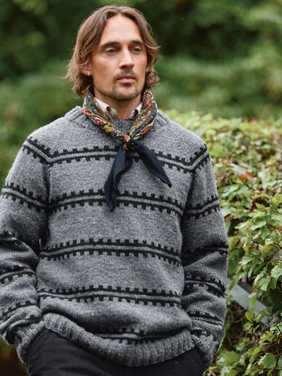 Ridge Sweater Man / 2513 Atlas / No. 2 / Single Pattern by Sandnes Garn