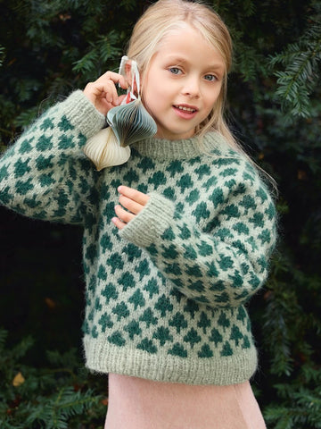 Christmas Tree Sweater Junior / Collection 2511 / No. 1 / Single Pattern by Sandnes Garn