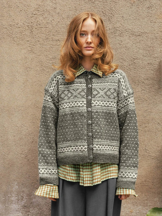 Setesdal Women's Cardigan / Norwegian Icons Adult 2510 / No. 6 / Single Pattern by Sandnes Garn