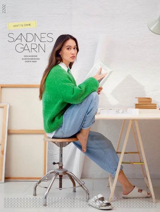 Soft Knit for Women / Collection 2202 / Pattern Booklet by Sandnes Garn / Booklets must be purchased with minimum of 3  skeins of Sandnes Yarn