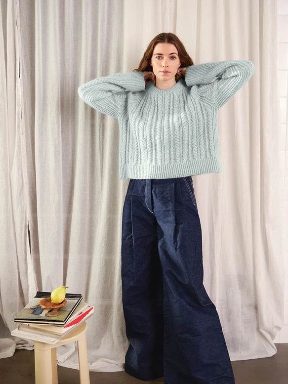 Kaja sweater / DIY 2403 / No.10 / Single Pattern by Sandnes Garn