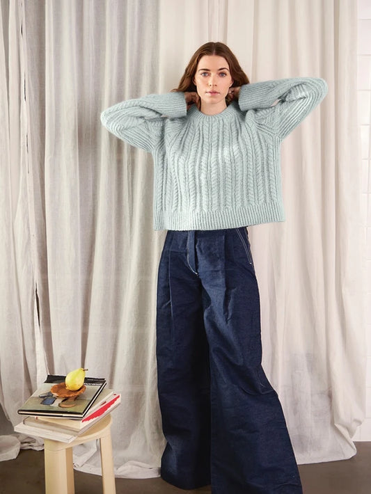 Kaja sweater / DIY 2403 / No.10 / Single Pattern by Sandnes Garn