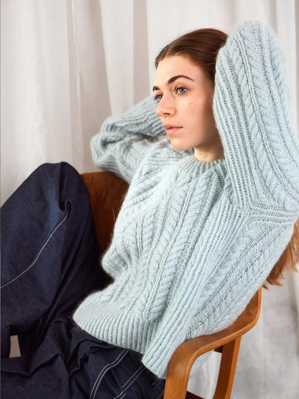 Kaja sweater / DIY 2403 / No.10 / Single Pattern by Sandnes Garn