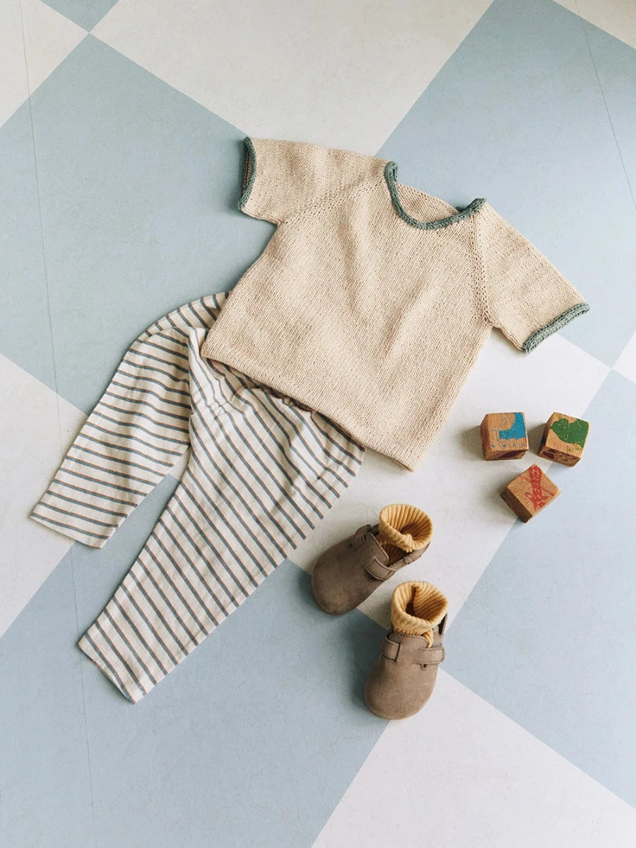 Jonathan Tee & Shorts Junior / 2603 Summer Kids and Baby / No. 2 / Single Pattern by Sandnes Garn - Must be purchased Sandnes Garn Yarn