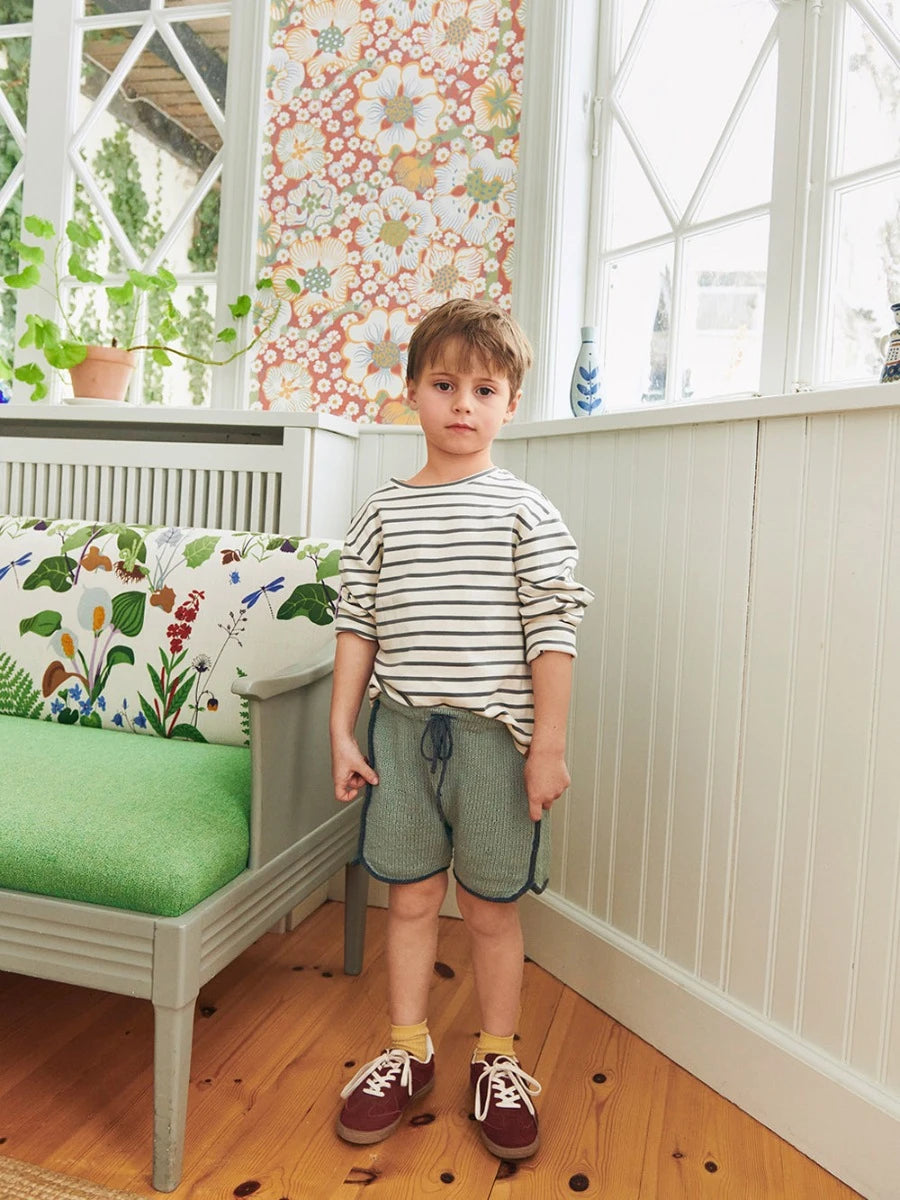Jonathan Tee & Shorts Junior / 2603 Summer Kids and Baby / No. 2 / Single Pattern by Sandnes Garn - Must be purchased Sandnes Garn Yarn