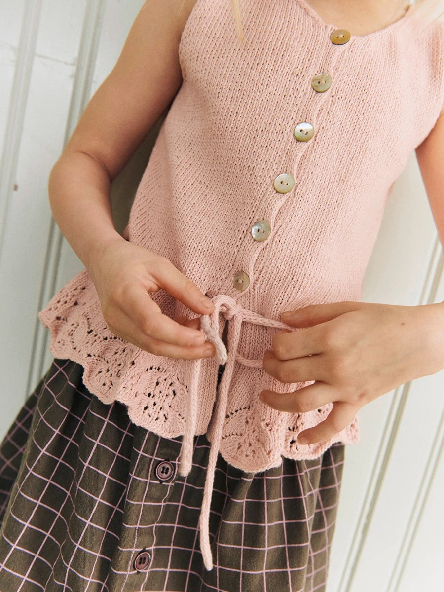 Adeline Top Junior / 2603 Summer Kids and Baby / No. 3 / Single Pattern by Sandnes Garn - Must be purchased Sandnes Garn Yarn