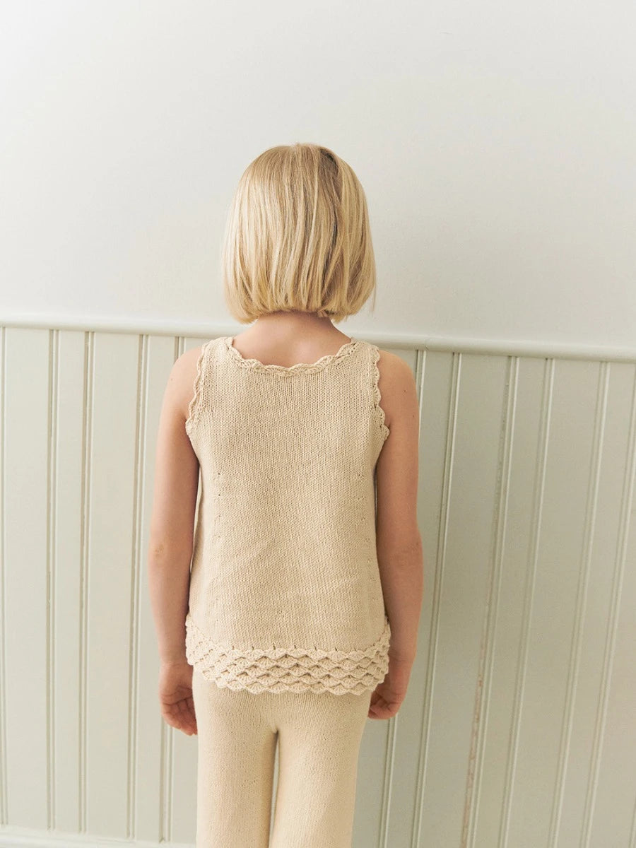 Roselyn Singlet & Pants Junior / 2603 Summer Kids and Baby / No. 7 / Single Pattern by Sandnes Garn - Must be purchased Sandnes Garn Yarn