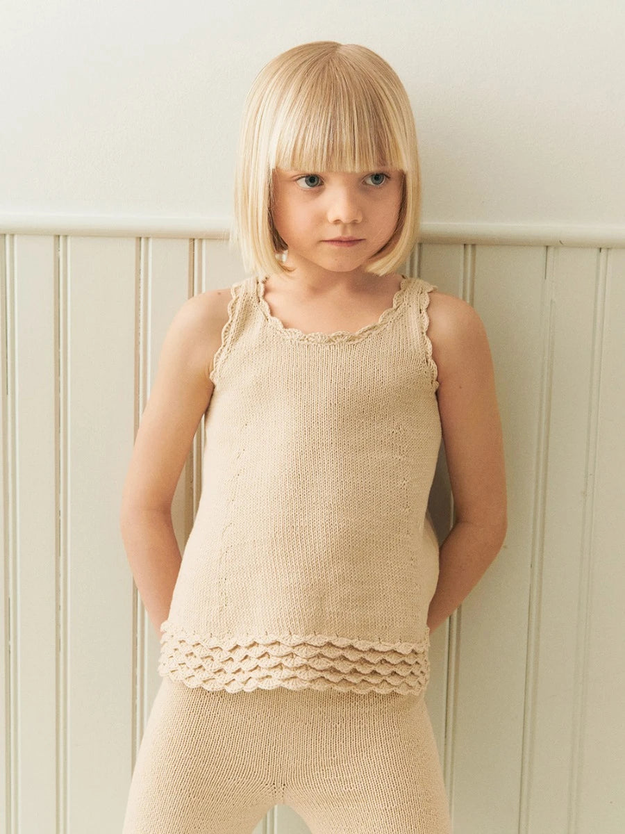 Roselyn Singlet & Pants Junior / 2603 Summer Kids and Baby / No. 7 / Single Pattern by Sandnes Garn - Must be purchased Sandnes Garn Yarn