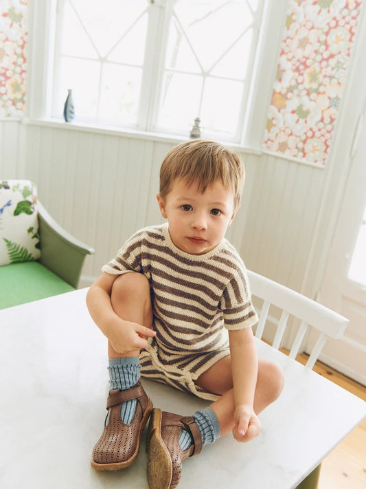 Theodore Playsuit Baby / 2603 Summer Kids and Baby / No. 5 / Single Pattern by Sandnes Garn - Must be purchased Sandnes Garn Yarn