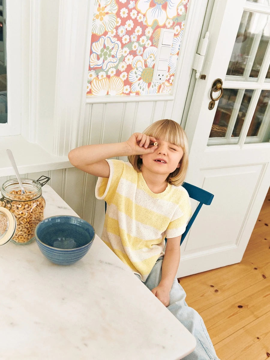 Rowan Tee Junior / 2603 Summer Kids and Baby / No. 6 / Single Pattern by Sandnes Garn - Must be purchased Sandnes Garn Yarn
