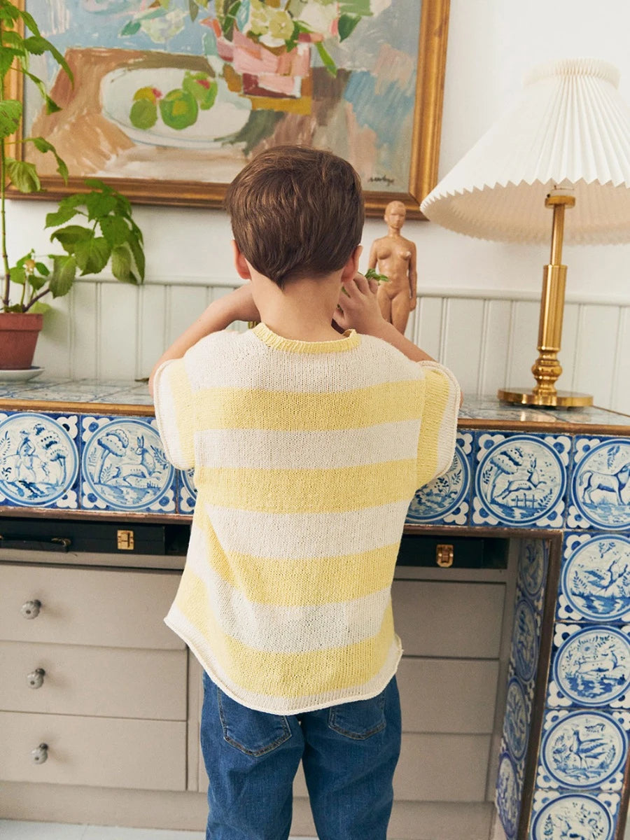 Rowan Tee Junior / 2603 Summer Kids and Baby / No. 6 / Single Pattern by Sandnes Garn - Must be purchased Sandnes Garn Yarn