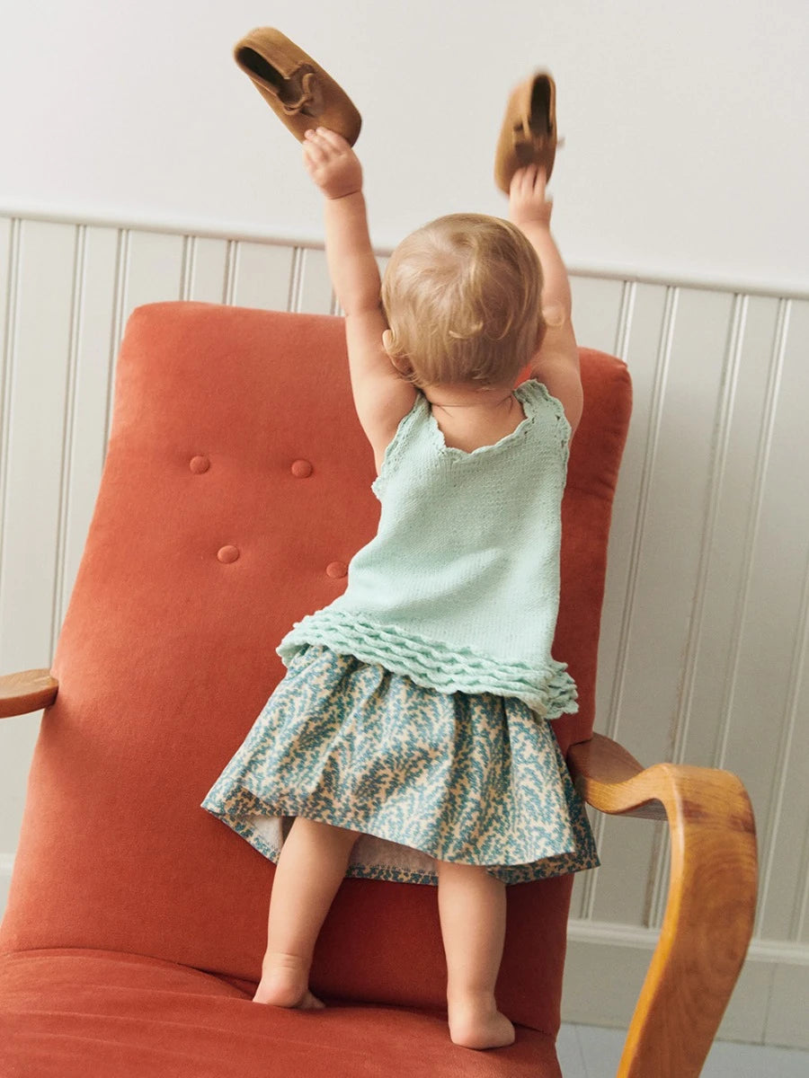 Rosette Top, Pants & Bloomer Baby / 2603 Summer Kids and Baby / No. 7 / Single Pattern by Sandnes Garn - Must be purchased Sandnes Garn Yarn