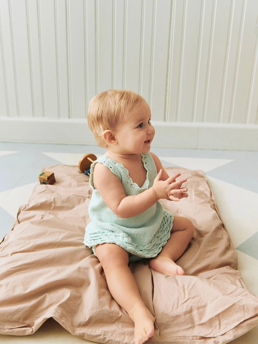 Rosette Top, Pants & Bloomer Baby / 2603 Summer Kids and Baby / No. 7 / Single Pattern by Sandnes Garn - Must be purchased Sandnes Garn Yarn