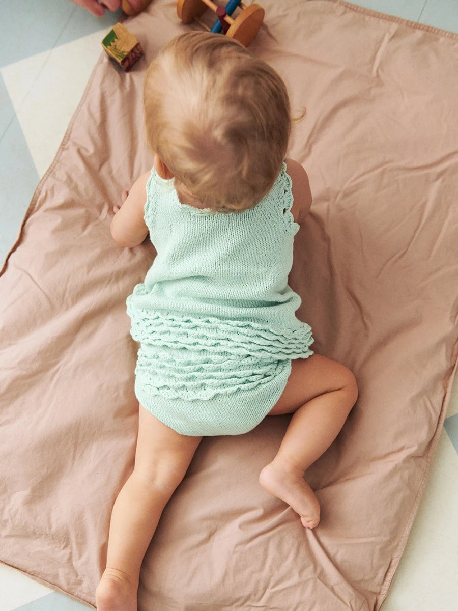 Rosette Top, Pants & Bloomer Baby / 2603 Summer Kids and Baby / No. 7 / Single Pattern by Sandnes Garn - Must be purchased Sandnes Garn Yarn