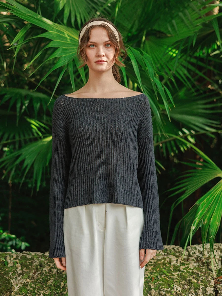 Fenny Sweater / Summer Knits 2404 / No.5 / Single Pattern by Sandnes Garn