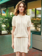 Cornelia Tee and Skirt / Summer Knits 2404 / No.9 / Single Pattern by Sandnes Garn
