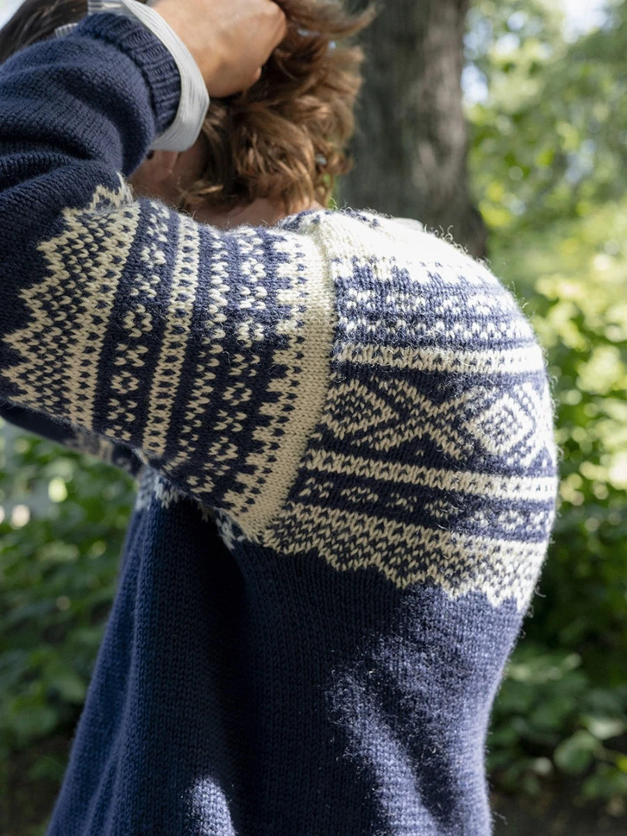 Marius Sweater for Men / Norwegian Icons Collection 2410 / No. 3 / Single Pattern by Sandnes Garn
