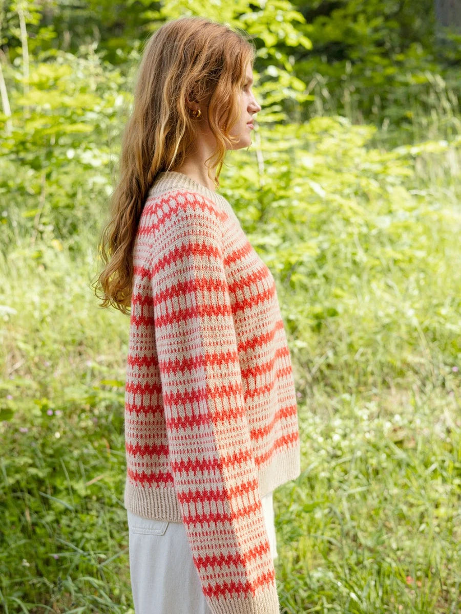 Kleiva Ladies Sweater / Norwegian Icons Collection 2410 / No. 4 / Single Pattern by Sandnes Garn