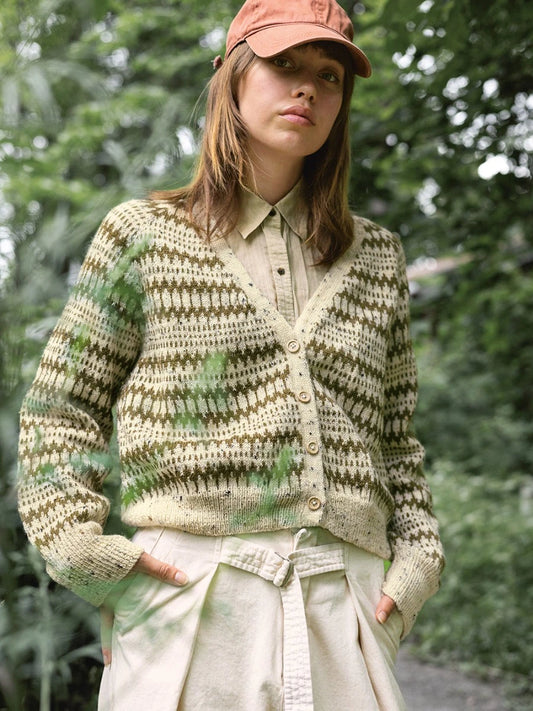 Kleiva Cardigan / Norwegian Icons Collection 2410 / No. 8 / Single Pattern by Sandnes Garn