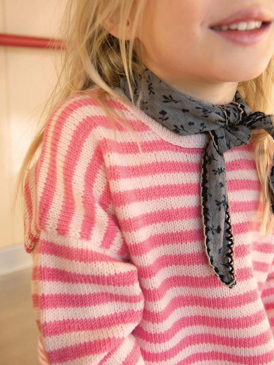Pascal Sweater Junior / Soft Knit for Kids 2501 / No. 2 / Single Pattern by Sandnes Garn