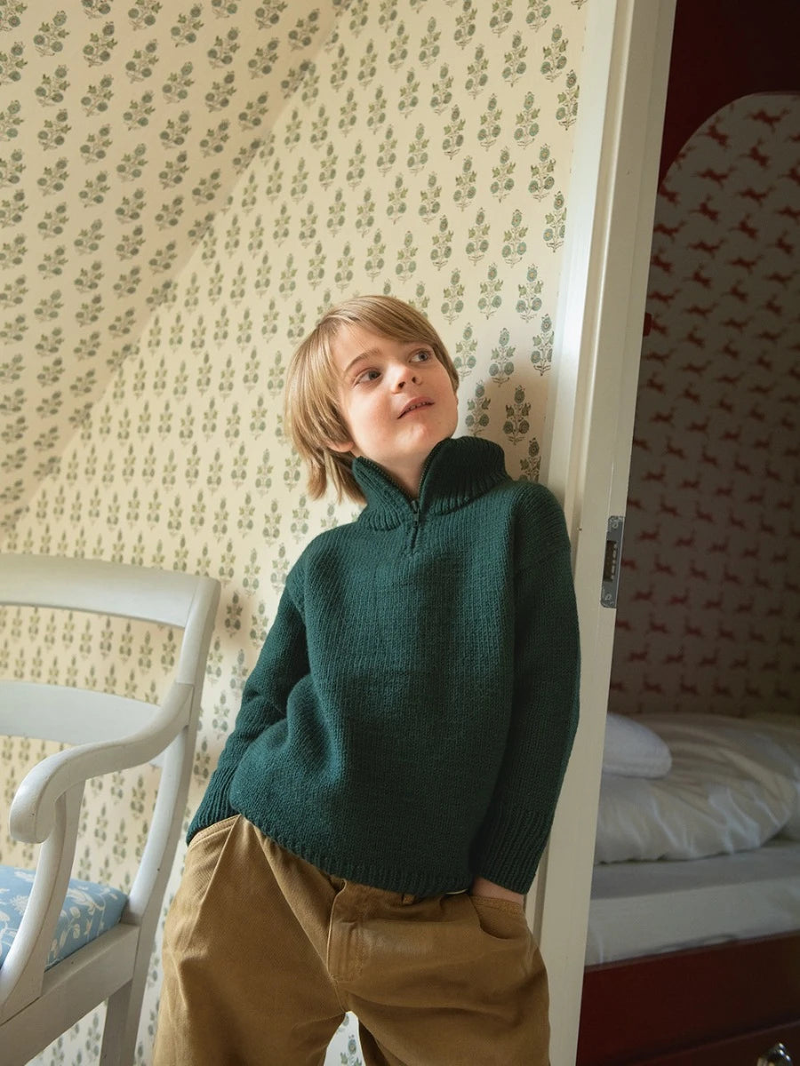 Matthew Sweater / Soft Knit for Kids 2501 / No. 8 / Single Pattern by Sandnes Garn