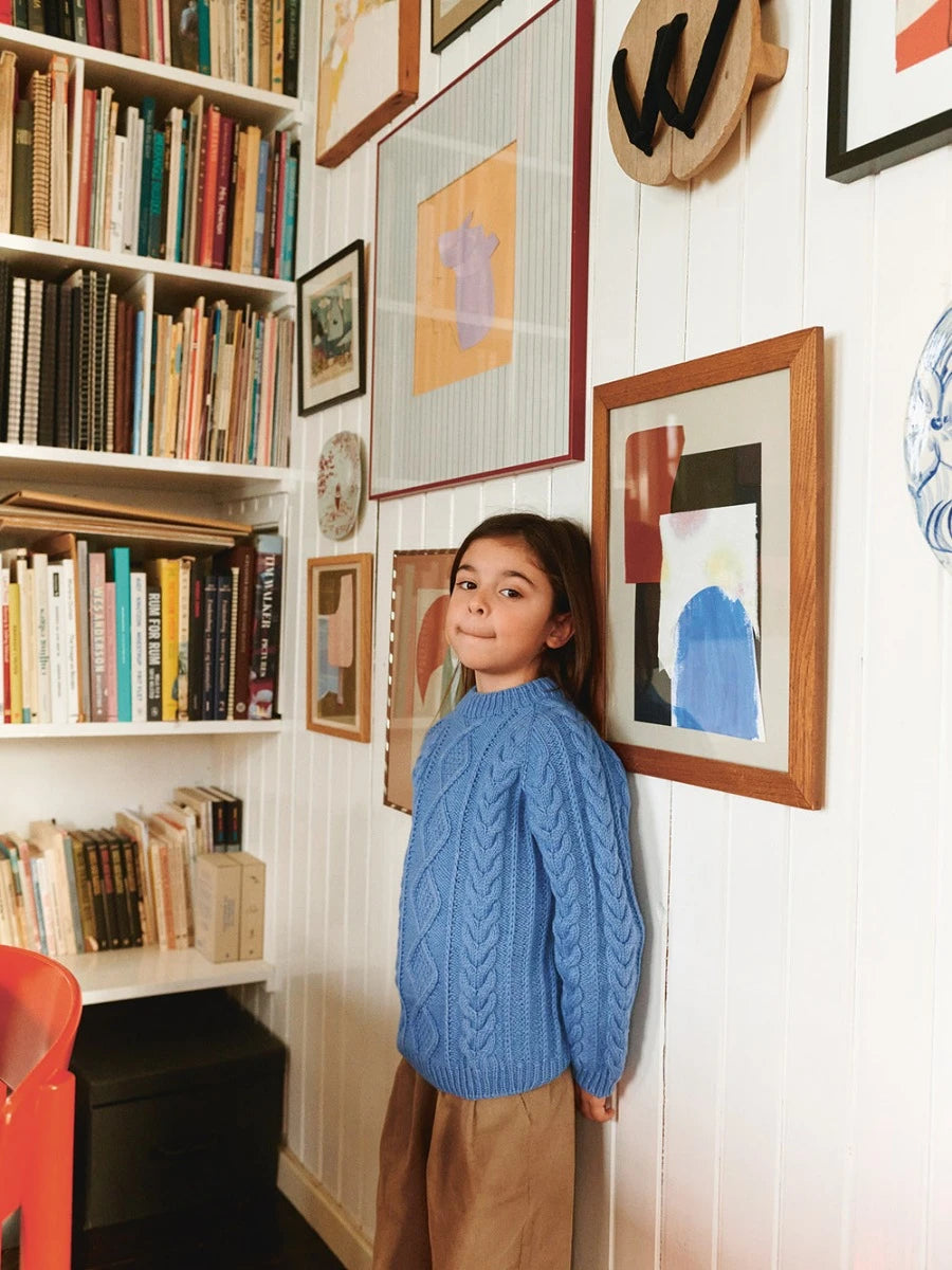 Nilo Sweater Junior / 2601 Soft Knits for Kids / No. 1 / Single Pattern by Sandnes Garn - Must be purchased Sandnes Garn Yarn