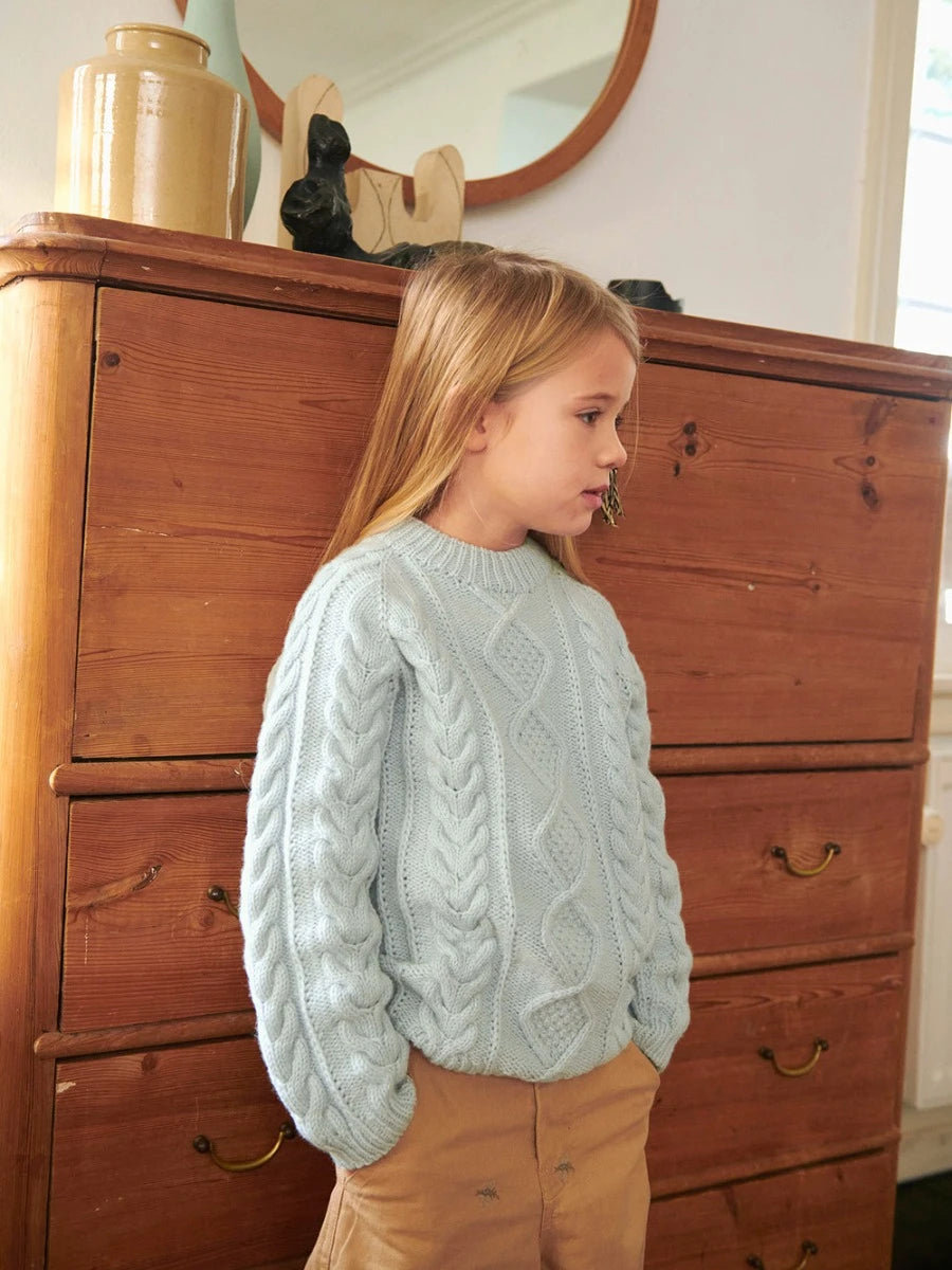 Nilo Sweater Junior / 2601 Soft Knits for Kids / No. 1 / Single Pattern by Sandnes Garn - Must be purchased Sandnes Garn Yarn