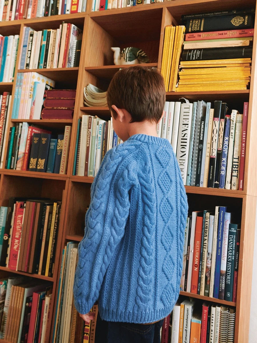 Nilo Sweater Junior / 2601 Soft Knits for Kids / No. 1 / Single Pattern by Sandnes Garn - Must be purchased Sandnes Garn Yarn