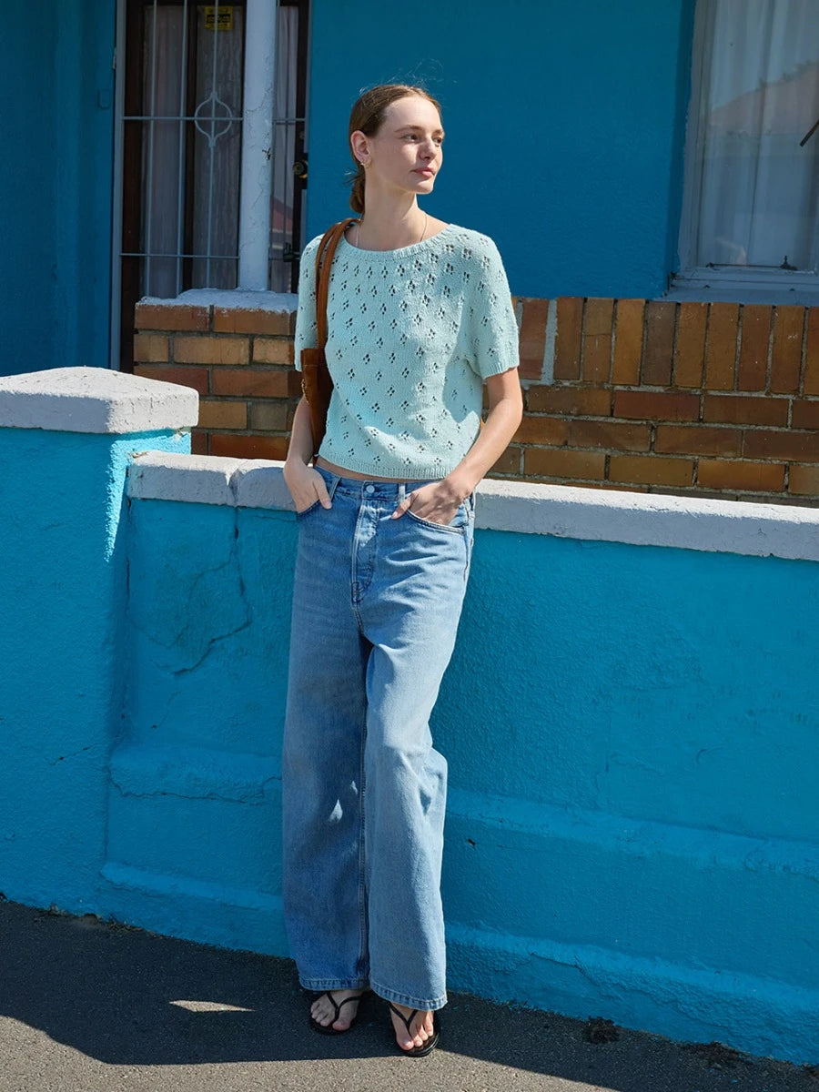 Elodie Tee / 2604 Summer Knits / No. 2 / Single Pattern by Sandnes Garn - Must be purchased Sandnes Garn Yarn