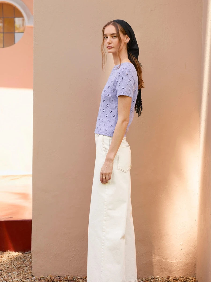 Elodie Tee / 2604 Summer Knits / No. 2 / Single Pattern by Sandnes Garn - Must be purchased Sandnes Garn Yarn