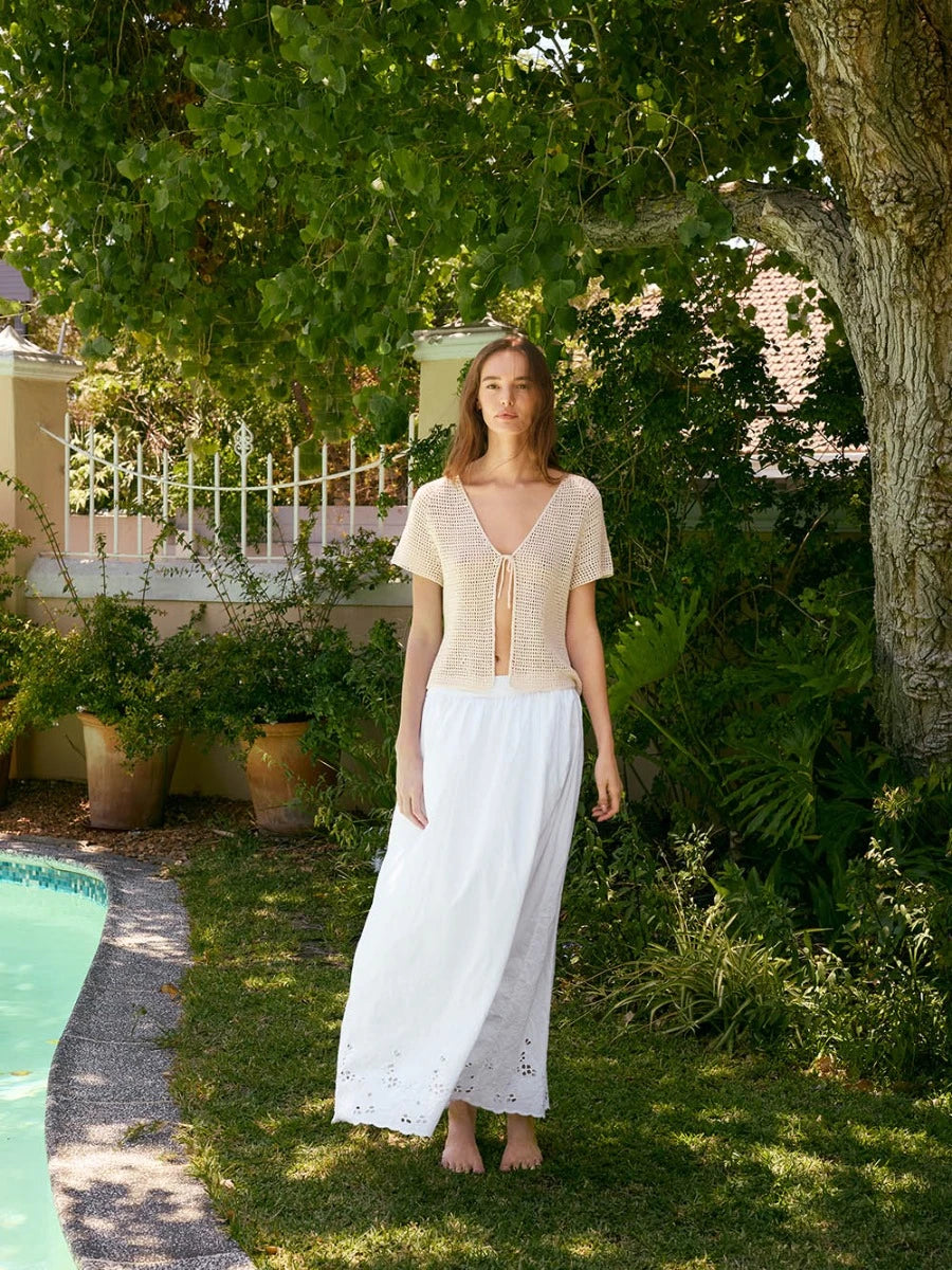 Ava Blouse / 2604 Summer Knits / No. 3 / Single Pattern by Sandnes Garn - Must be purchased Sandnes Garn Yarn