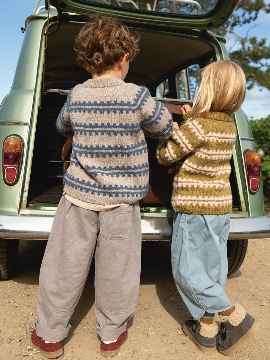 Ridge Sweater Junior / 2506 Soft Knits for Kids / No.2 / Single Pattern by Sandnes Garn