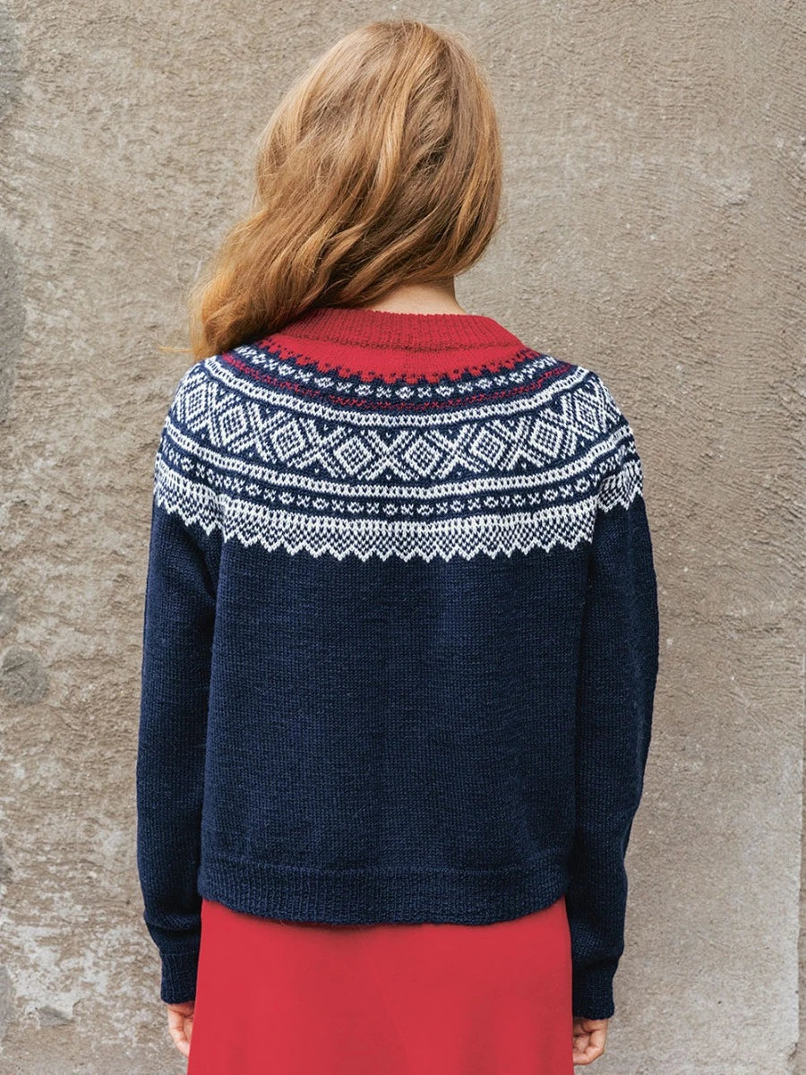 Marius Women's Sweater / Norwegian Icons Adult 2510 / No. 2 / Single Pattern by Sandnes Garn