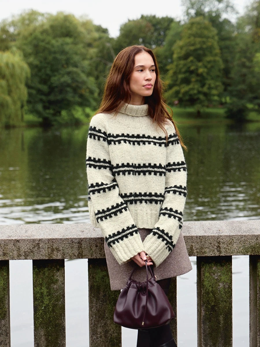 Ridge Sweater / 2513 Atlas / No. 1 / Single Pattern by Sandnes Garn