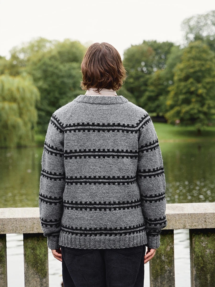 Ridge Sweater Man / 2513 Atlas / No. 2 / Single Pattern by Sandnes Garn