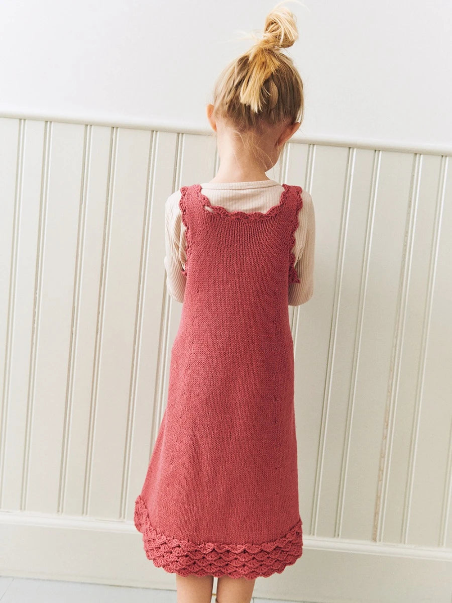 Roselyn Dress Junior / 2603 Summer Kids and Baby / No. 1 / Single Pattern by Sandnes Garn - Must be purchased Sandnes Garn Yarn