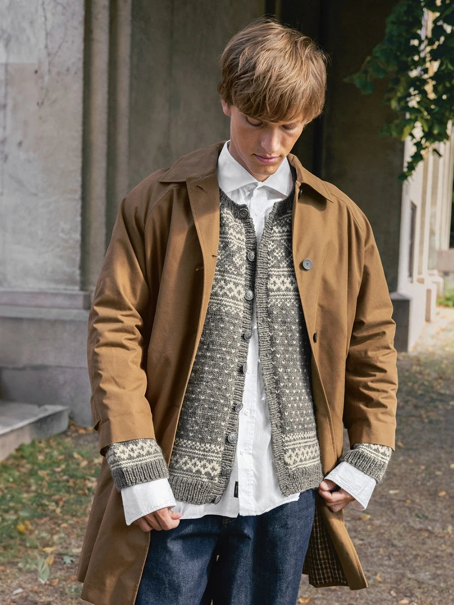 Setesdal Men's Cardigan / Norwegian Icons Adult 2510 / No. 7 / Single Pattern by Sandnes Garn